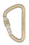 Image of the DMM 12mm Steel Klettersteig Screwgate Captive Bar Gold