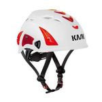 Image of the Kask Plasma Hi Viz - White Red