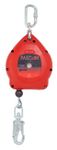 Image of the Miller Falcon Self-Retracting Lifeline with Swivel karabiner, Swivel Snap hook & stainless steel cable, 10 m