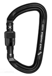 Image of the Rock Exotica rockD Screw-Lock Carabiner Black