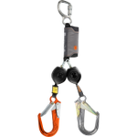 Image of the Skylotec Peanut Y with FS 64 ALU and KOBRA AL TRI carabiners, 1.8m