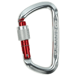 Image of the Climbing Technology D-Shape SG, silver/red