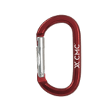 Image of the CMC Aluminum Oval Carabiner, Red