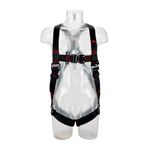 Thumbnail image of the undefined PROTECTA E200 Standard Vest Style Fall Arrest Harness Black, Medium/Large with quick-connect connection