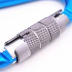 Image of the Kong HMS NAPIK TWIST LOCK Cyan/Polished/Grey