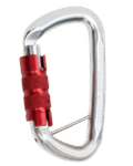 Image of the Bornack D SHAPE TG steel carabiner