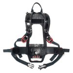 Image of the Interspiro Incurve SCBA excl. mask&BV, cylinder quick coupling Interspiro male conn. & Rescue hose on backplate