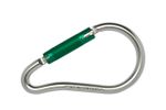 Thumbnail image of the undefined Pear Shaped Kwiklock Hook Titanium/Lime