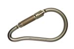 Image of the DMM Steel Pear Shaped Kwiklock Hook ANSI Light Gold