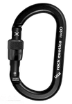 Image of the Rock Exotica rockO Screw-Lock Carabiner Black