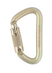 Image of the DMM 12mm Steel Offset D Locksafe Gold