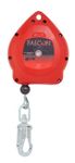 Image of the Miller Falcon Eco range Self-Retracting Lifeline with Swivel Snap hook & galvanised steel cable, 10 m