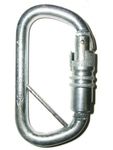 Image of the Foin Steel D Shape Twistlock Karabiner with Captive Bar 10 mm