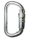 Image of the Foin Steel D Twist Lock Karabiner 10 mm