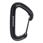 Image of the Black Diamond Litewire Carabiner, Black