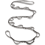 Image of the Black Diamond 12 mm Dynex Daisy Chain, 140 cm Black