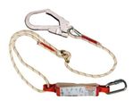 Image of the 3M Protecta Sanchoc Shock Absorbing Lanyard Kernmantle Rope, Single Leg, Adjustable to 2 m